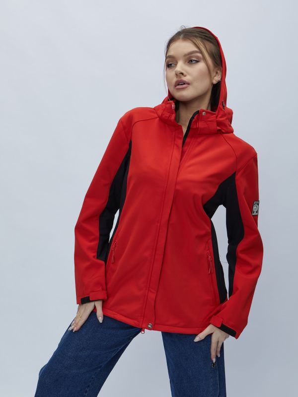 Women's windbreaker MTFORCE large red 22211Kr